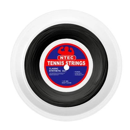Nylon multifilament pwofesyonèl tenis rakèt fisèl